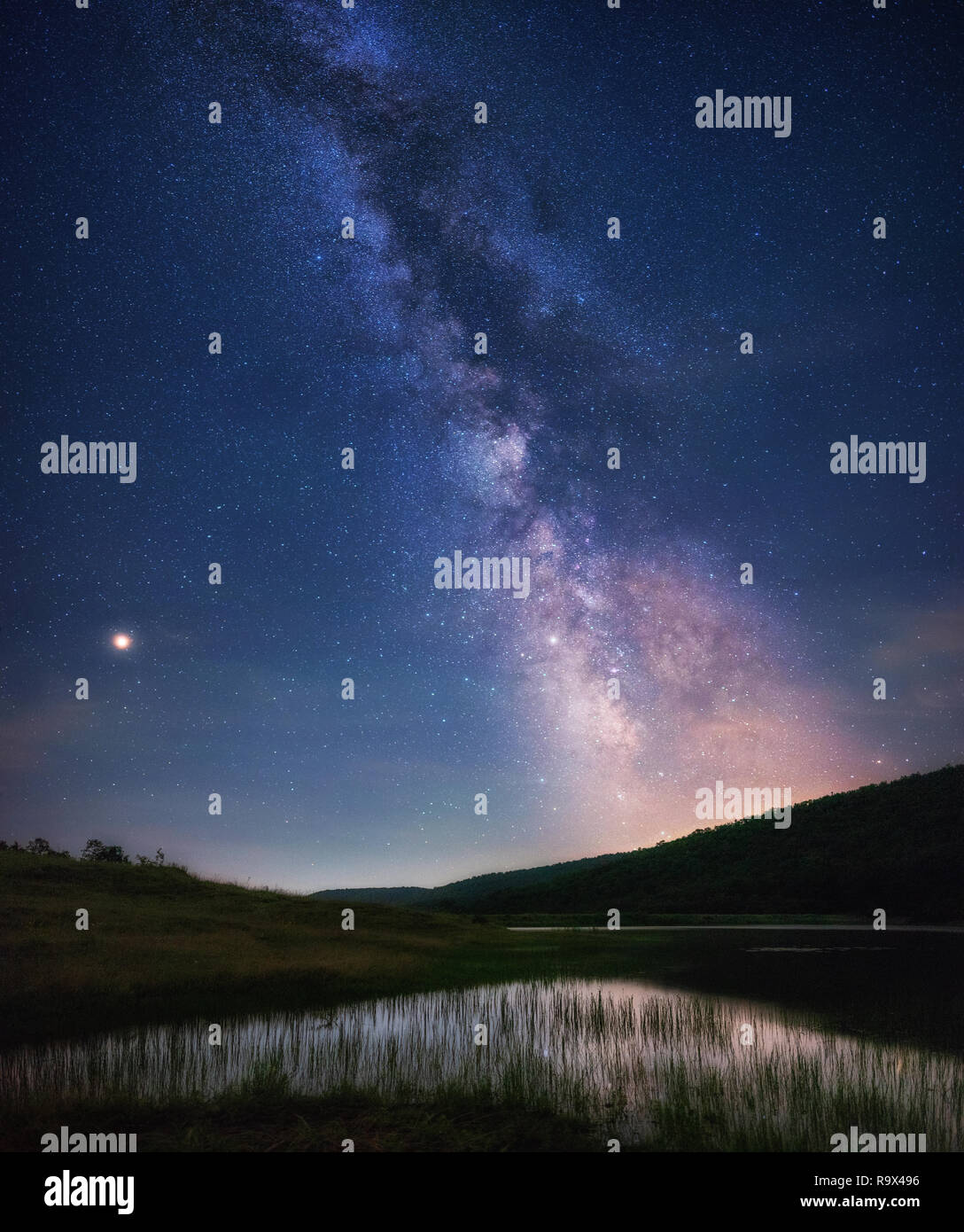 Colorful milky way hi-res stock photography and images - Alamy