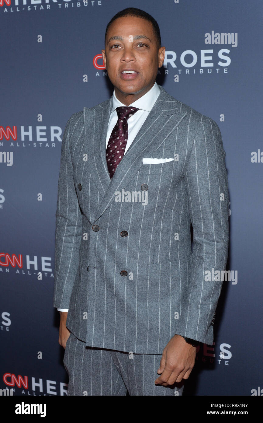 Don Lemon attends the 12th Annual CNN Heroes: An All-Star Tribute on December 9, 2018 in New York. Stock Photo