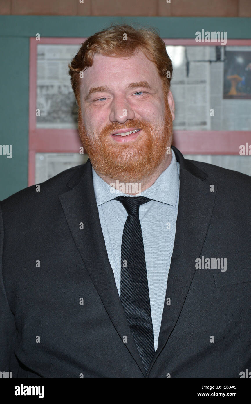 Happy Anderson attends the New York screening of 'Bird Box' at Alice Tully Hall, Lincoln Center on December 17, 2018 in New York City. Stock Photo