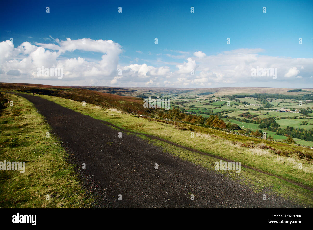 The "Iron Road" from the site of Rosedale Chimney Stock Photo Alamy