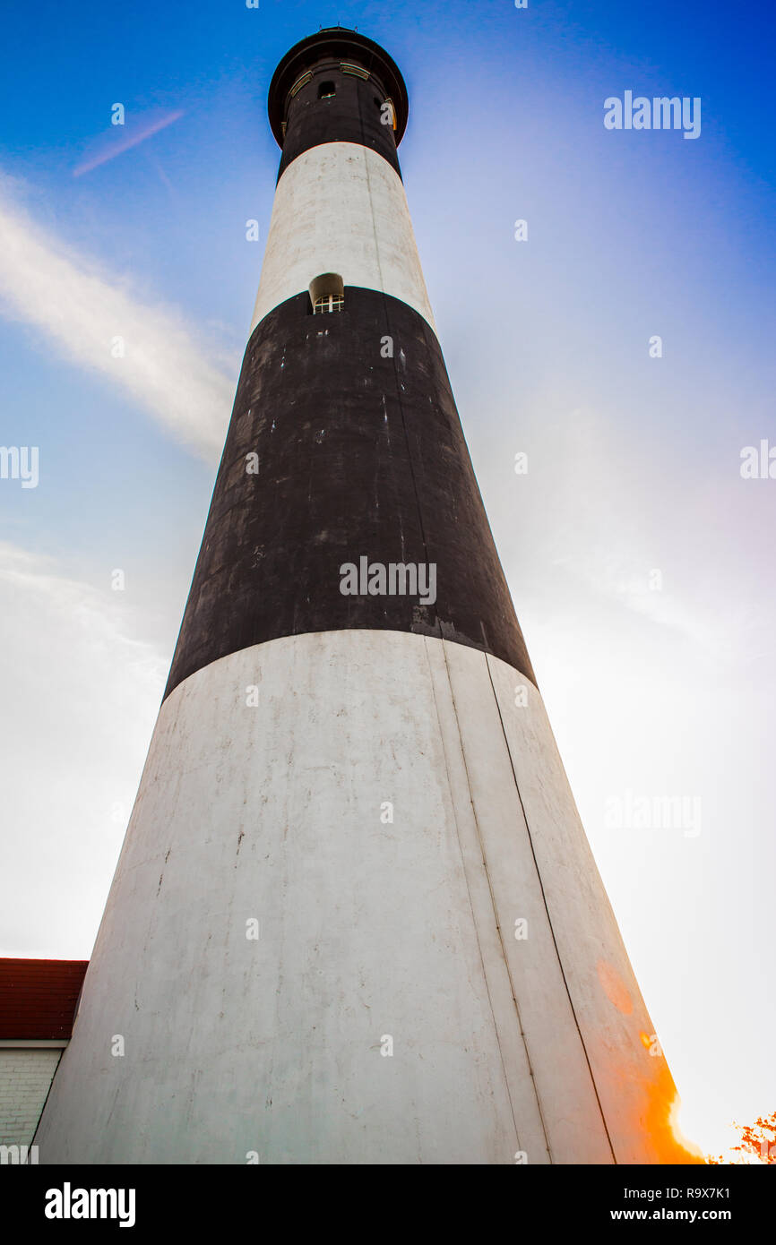 Fire Island Lighthouse on Long Island NY Stock Photo