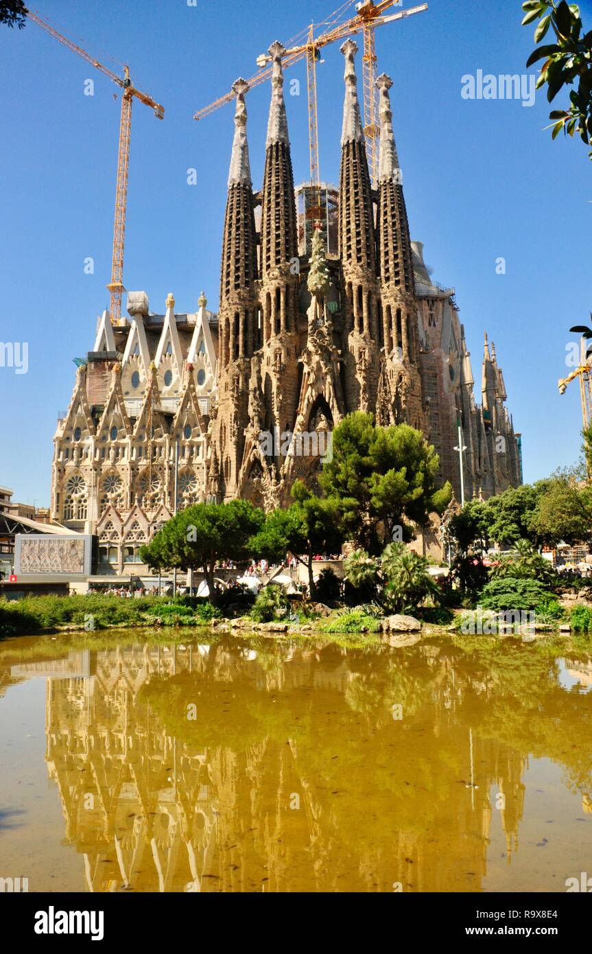 Sagrada de Familia, Barcelona Spain Stock Photo