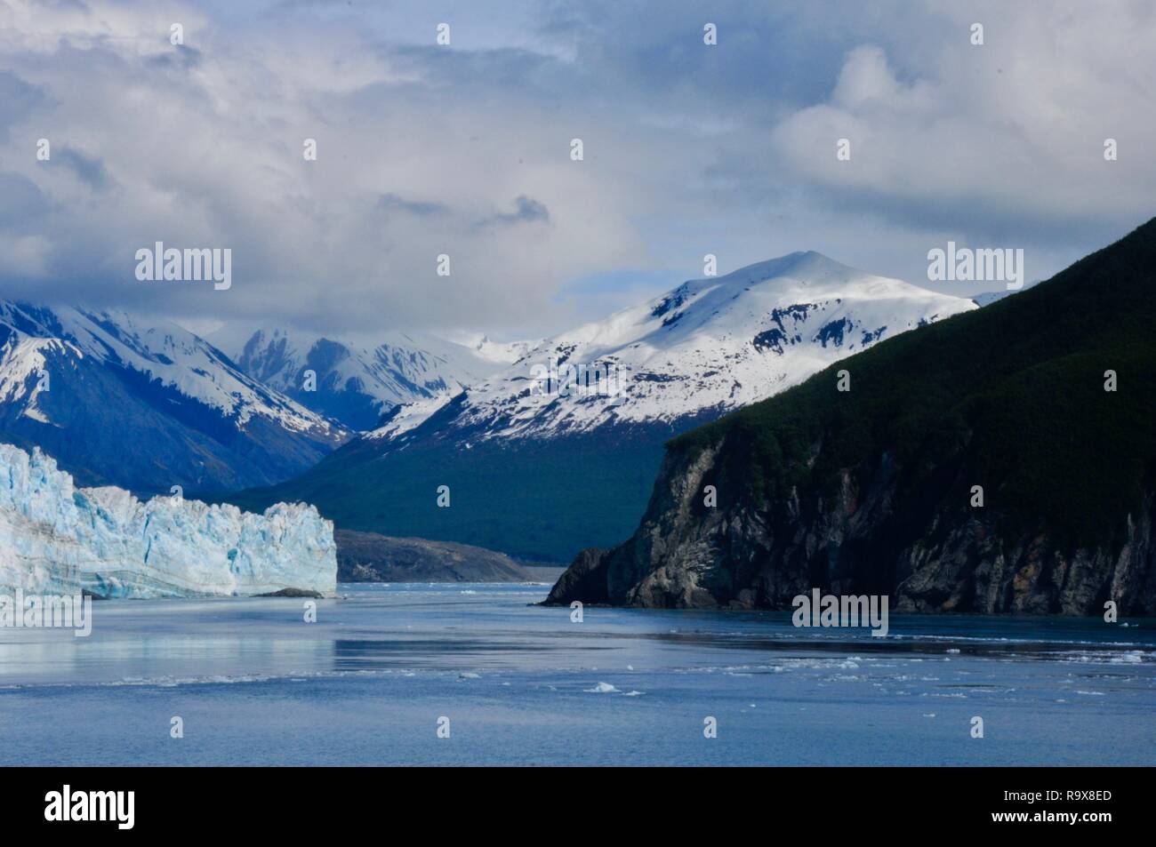 Hubbard Glacier Alaska Stock Photo