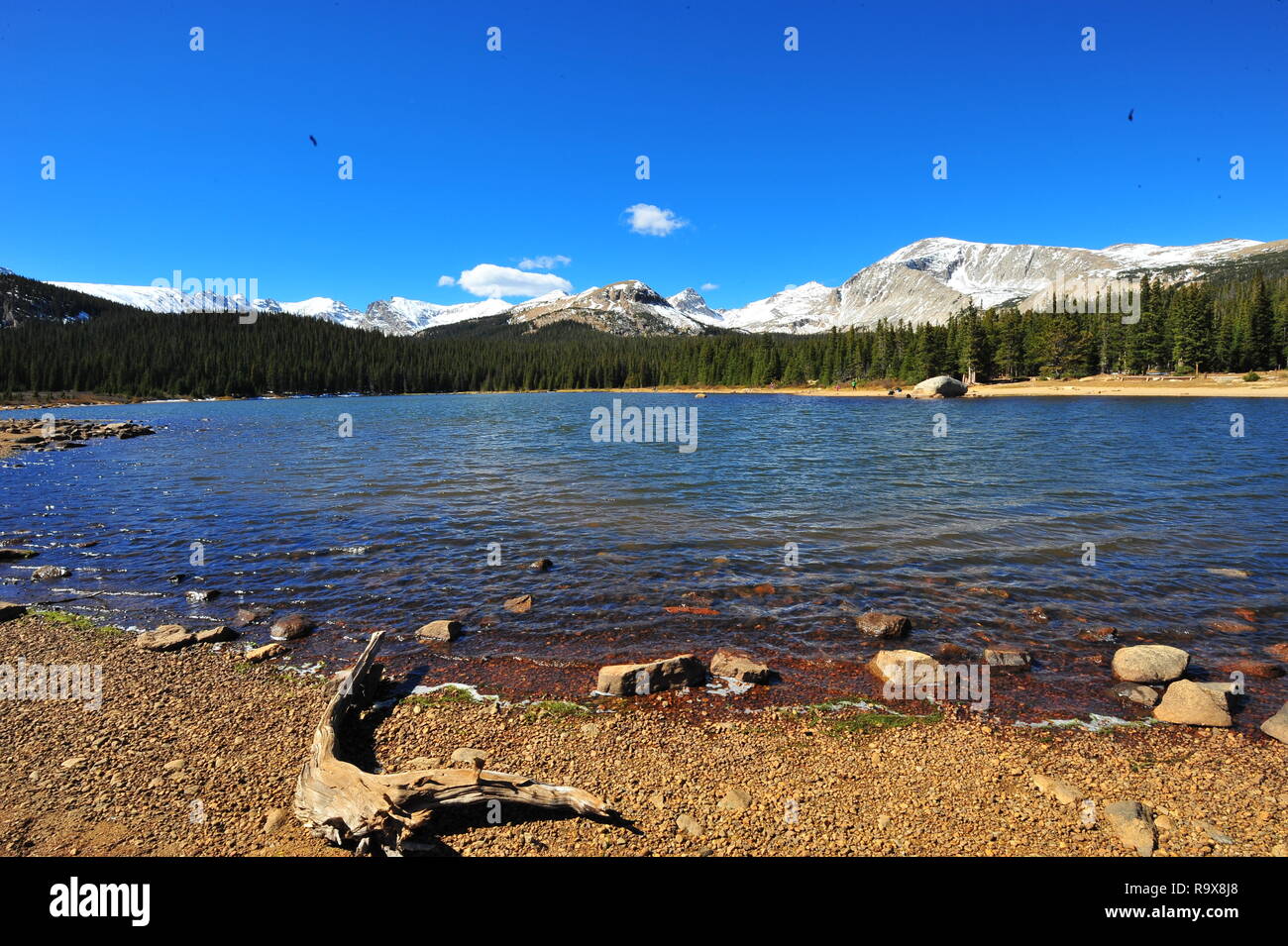 Brainard Lake, Colorado Stock Photo