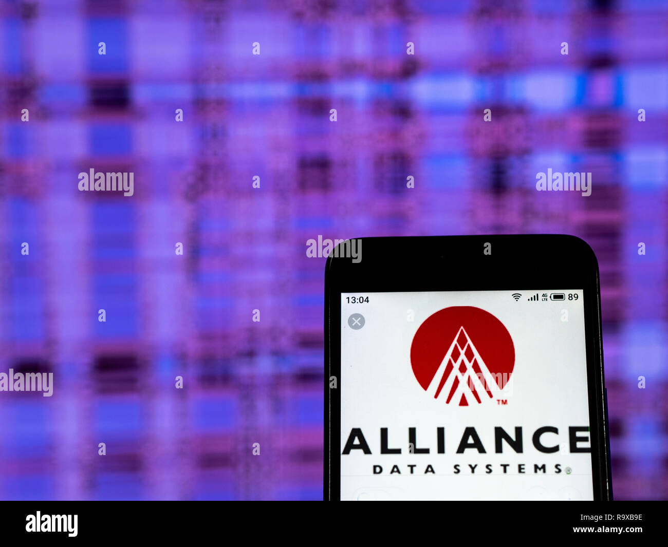 Alliance Data IT service management company logo seen displayed on