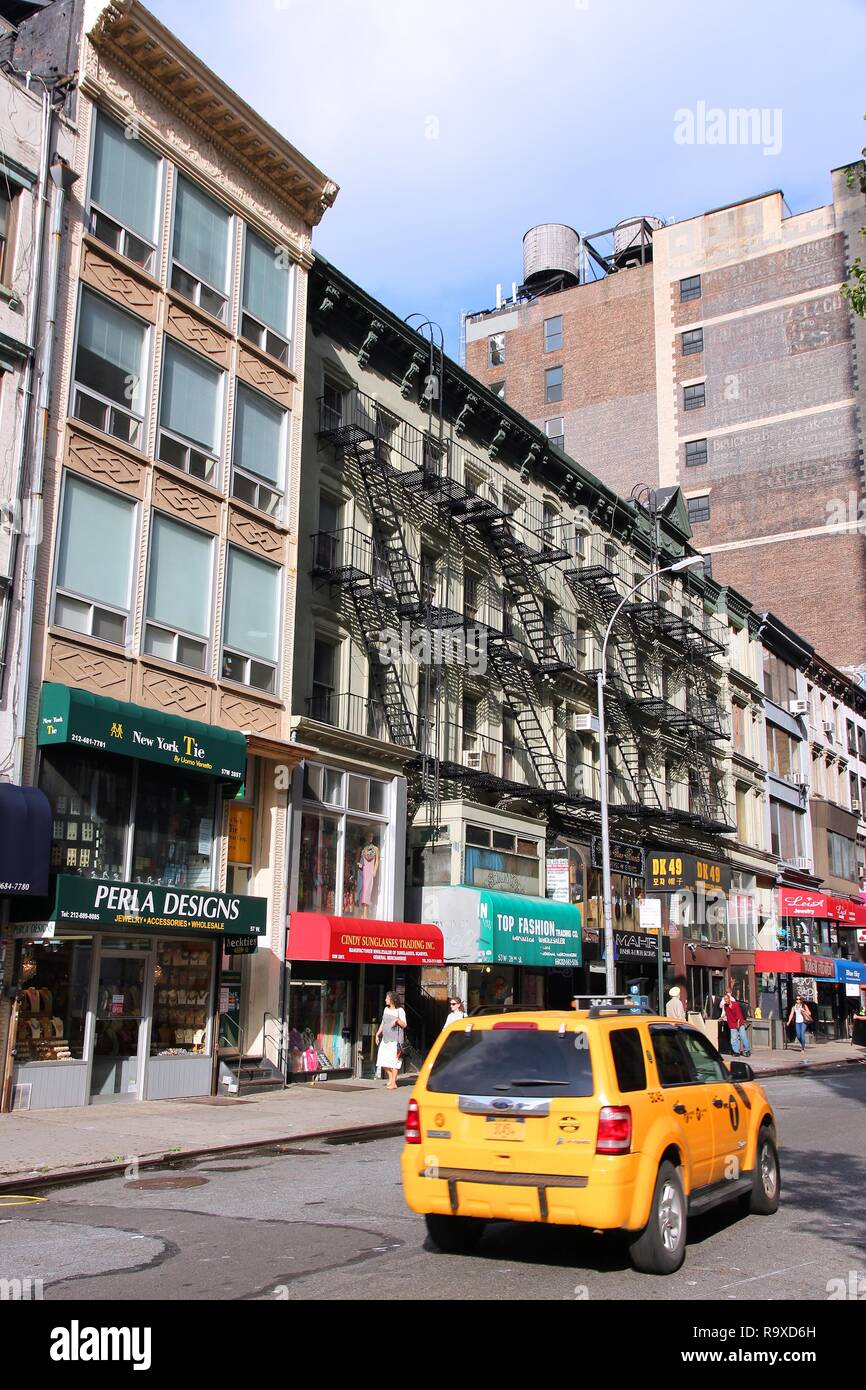 NEW YORK, USA JULY 3, 2013 People visit wholesale district of NoMad