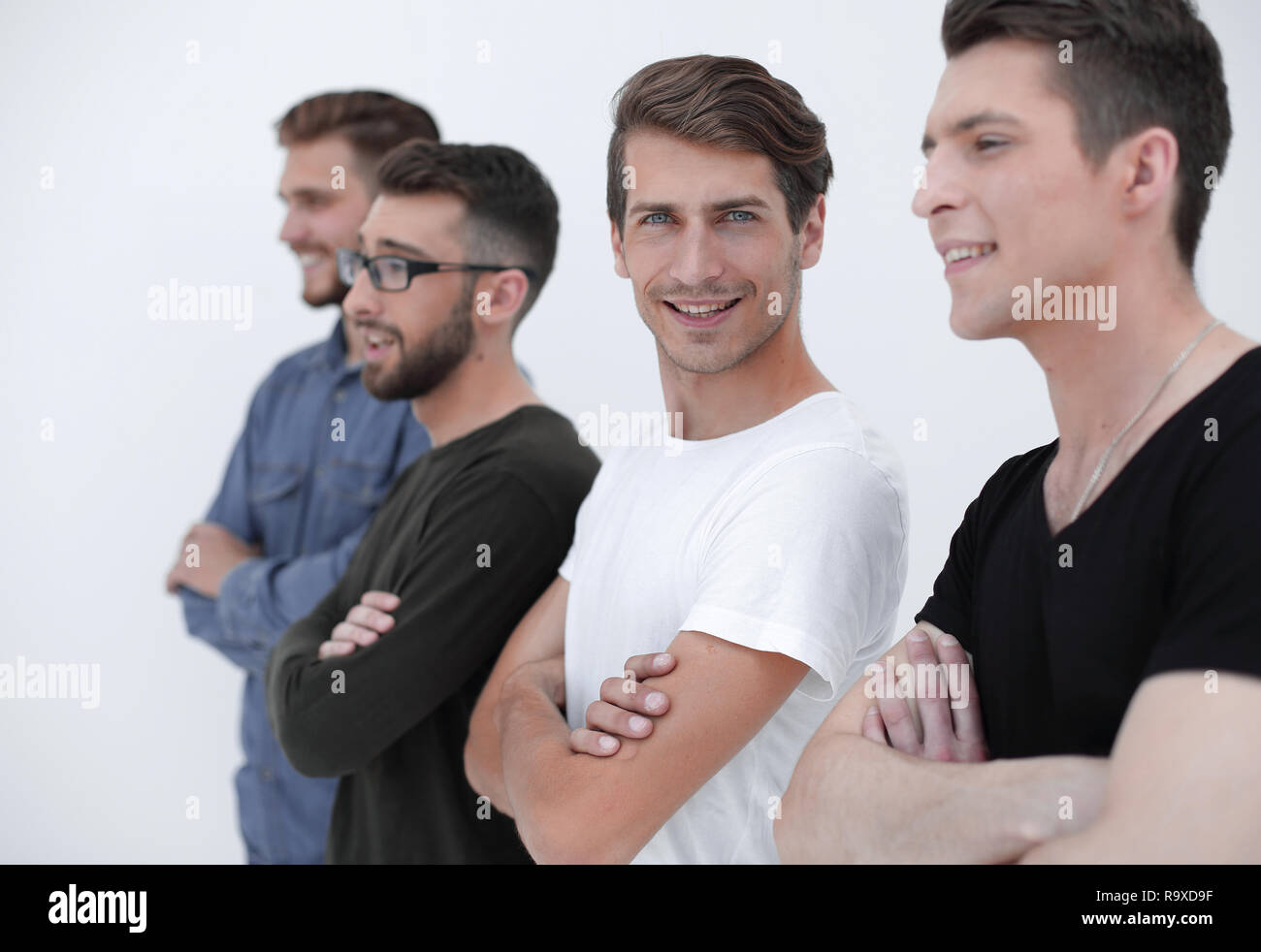 creative business people stand in the office Stock Photo - Alamy
