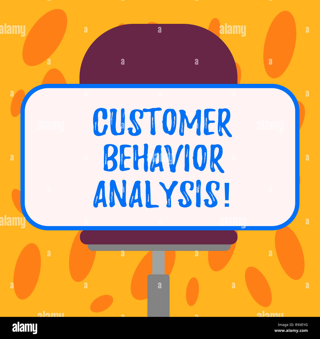 Customer Analysis Lettering Writing note showing Customer Behavior Analysis. Business photo ...