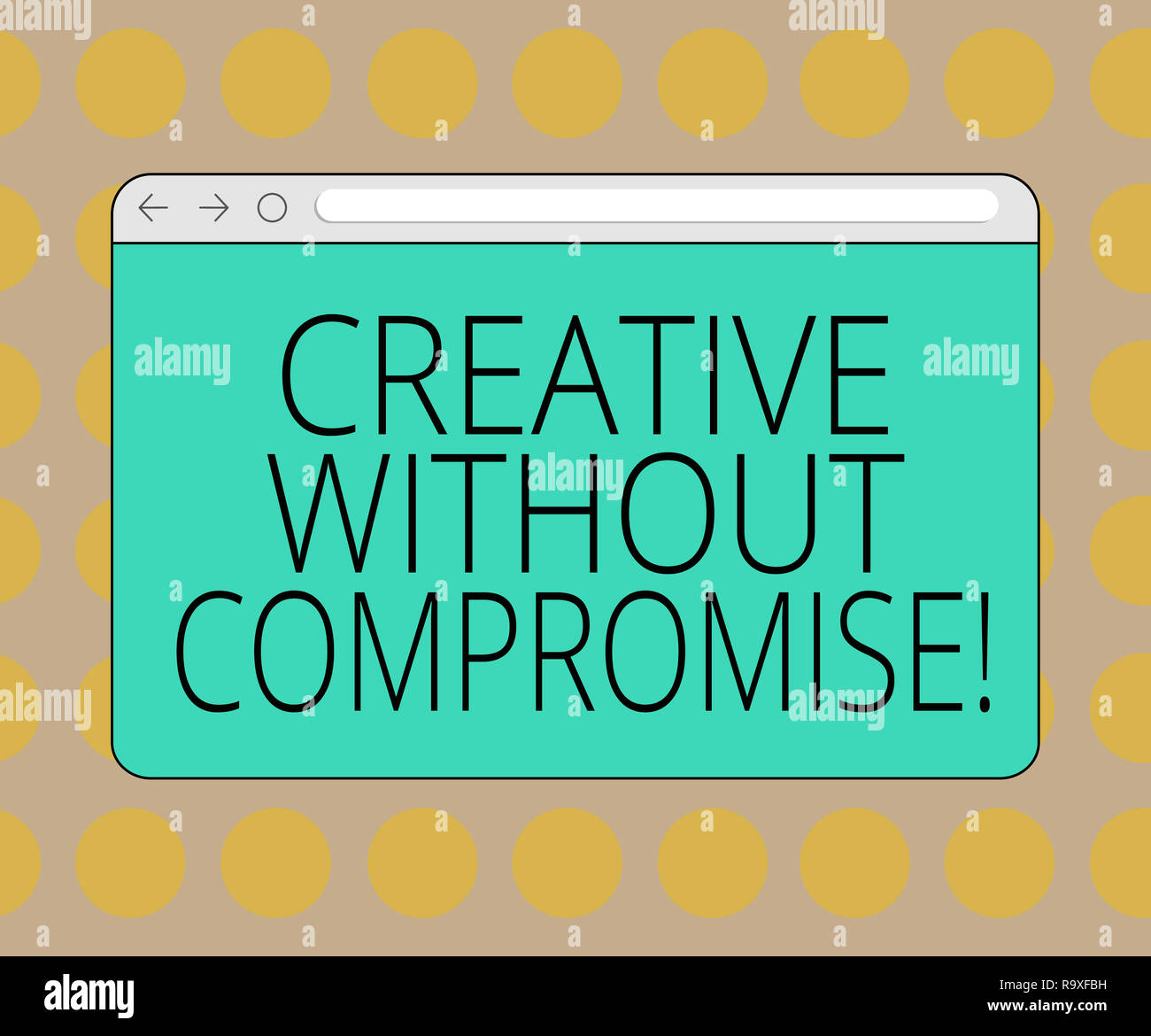 Without Compromising Word writing text Creative Without Compromise. Business concept for a ...