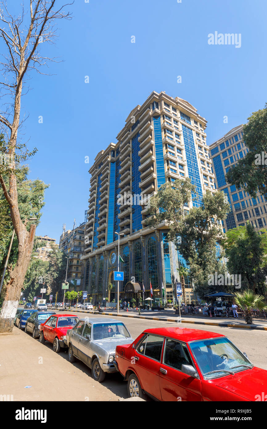 Exterior of the luxurious Cairo At The First Residence Four Seasons