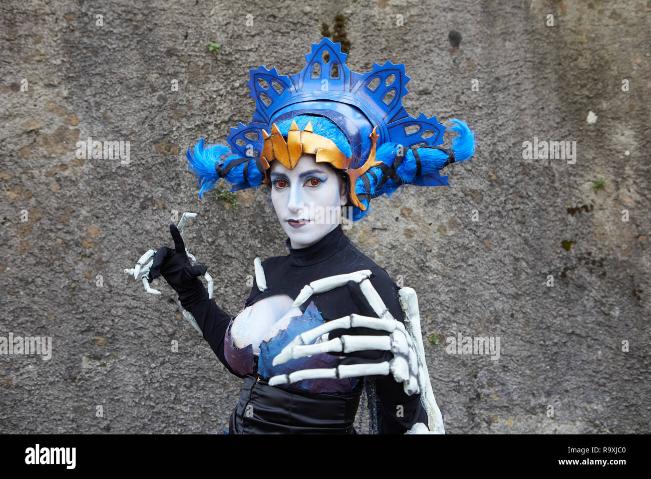 Cosplayer at Lucca Comics 2018, Italy Stock Photo