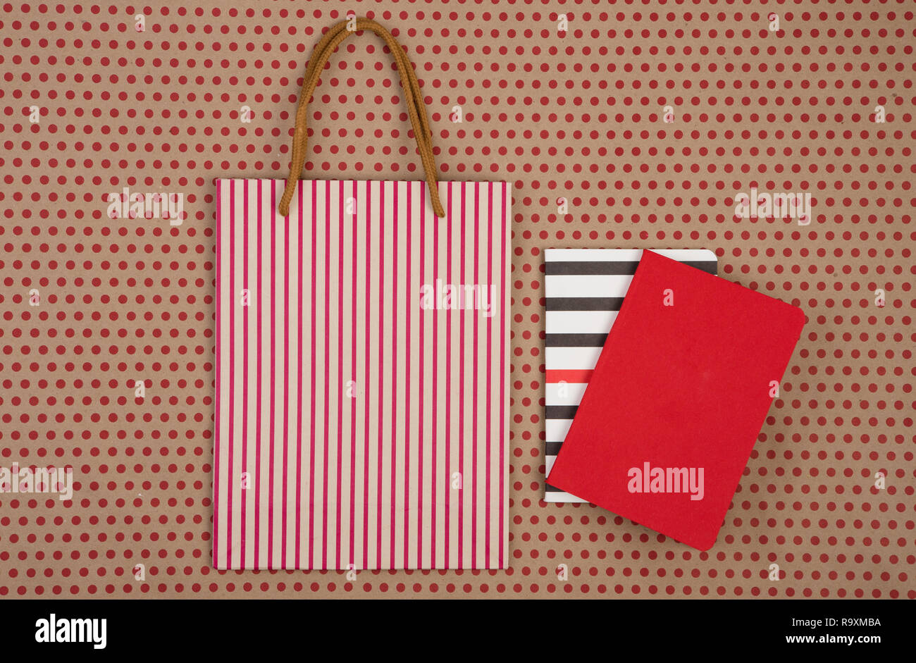 striped paper gift bags