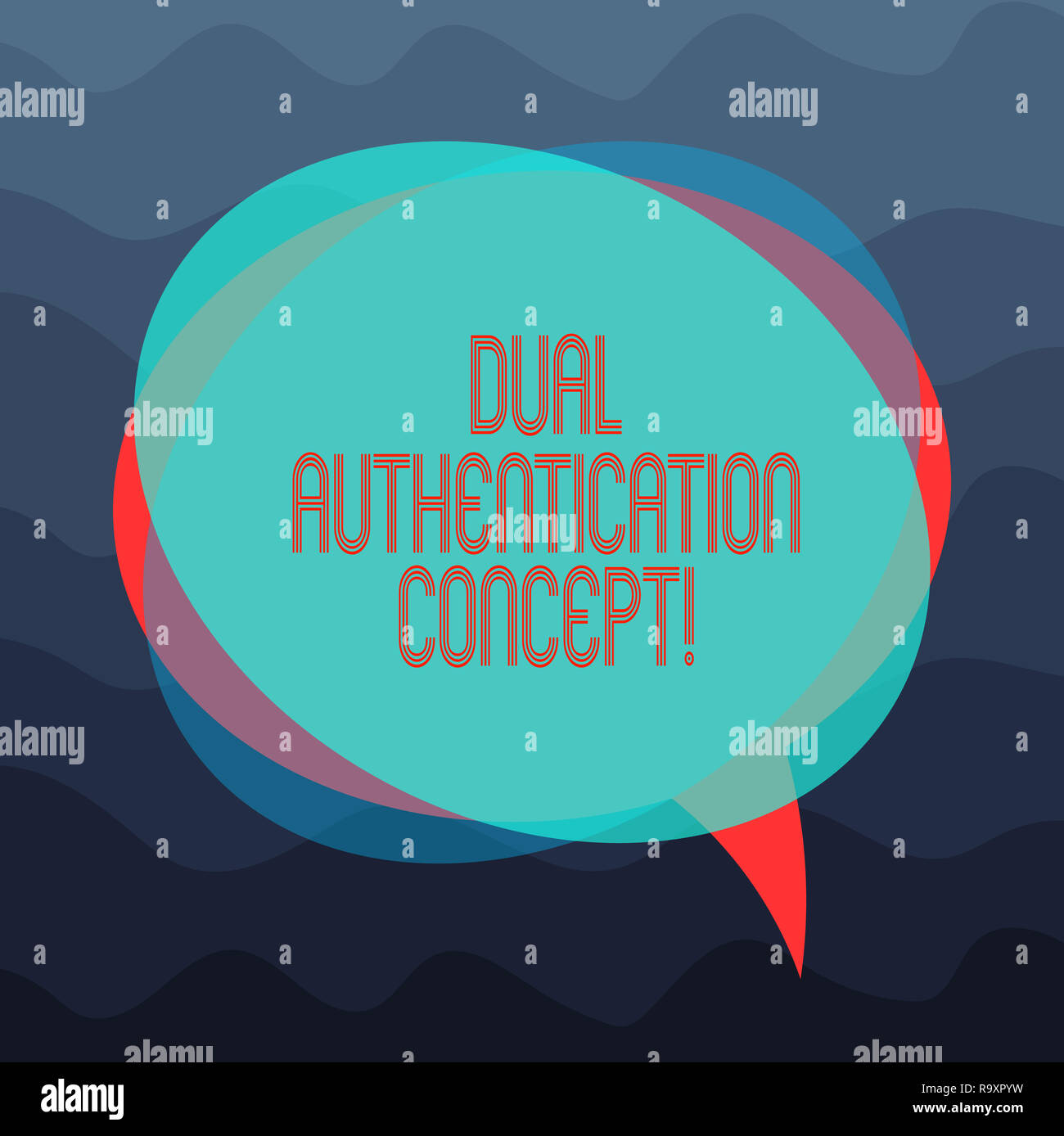 Conceptual hand writing showing Dual Authentication Concept. Business ...
