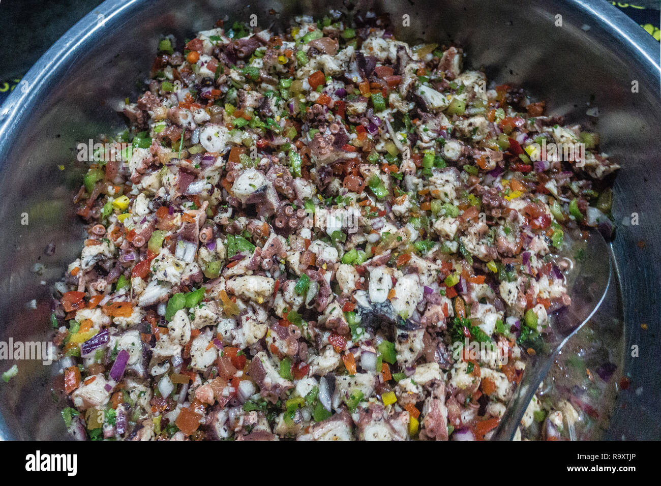 Fresh Seafood San Blas Islands Stock Photo Alamy