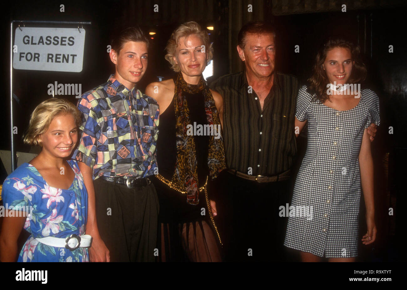 LOS ANGELES, CA - JUNE 27: Actor Quinn K. Redeker, Lita Olsen and family attends event on June 27, 1993 in Los Angeles, California. Photo by Barry King/Alamy Stock Photo Stock Photo