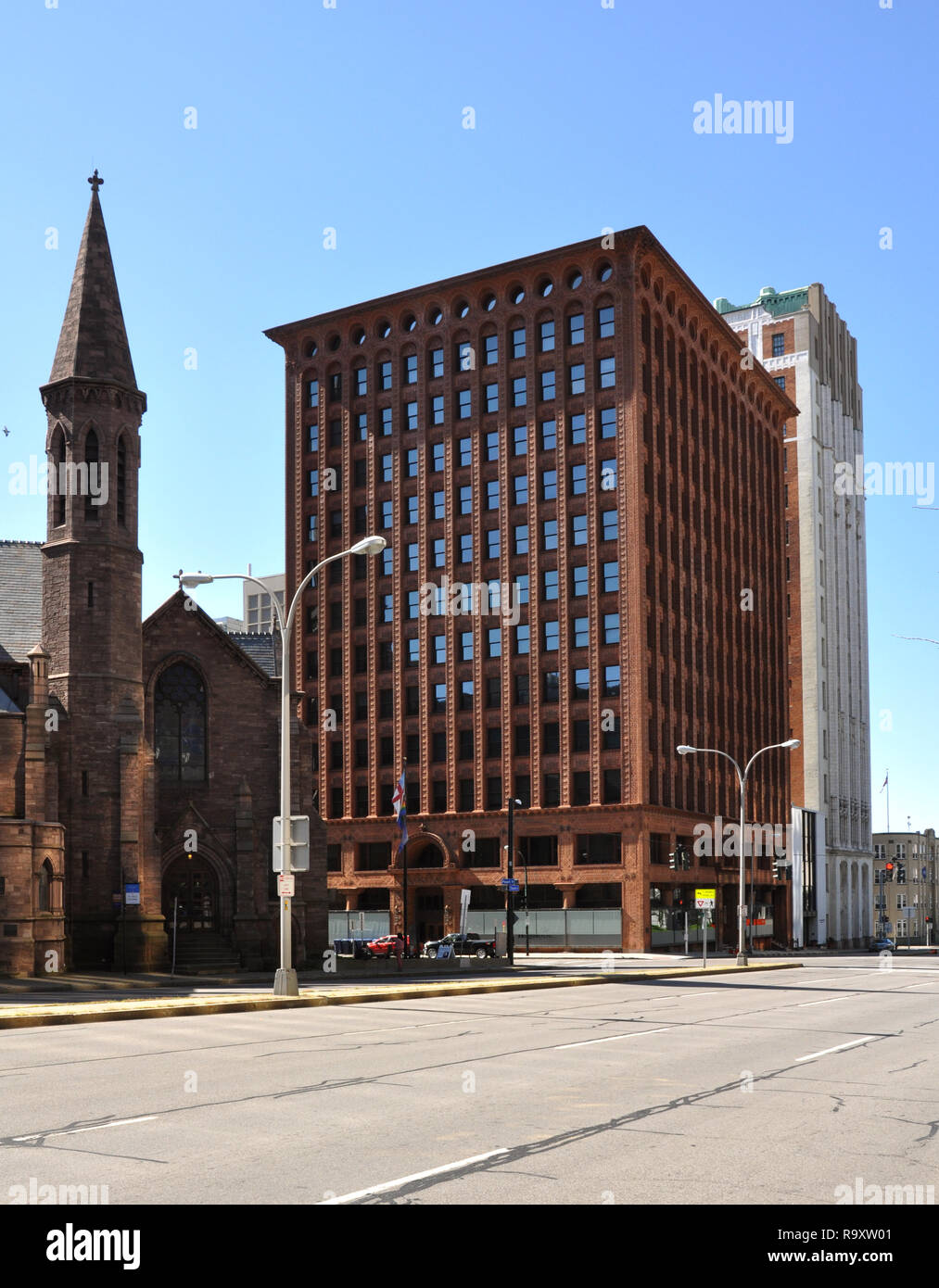 Guaranty Trust Building by Louis Sullivan and Dankmar Adler, Downtown Buffalo, NY Stock Photo