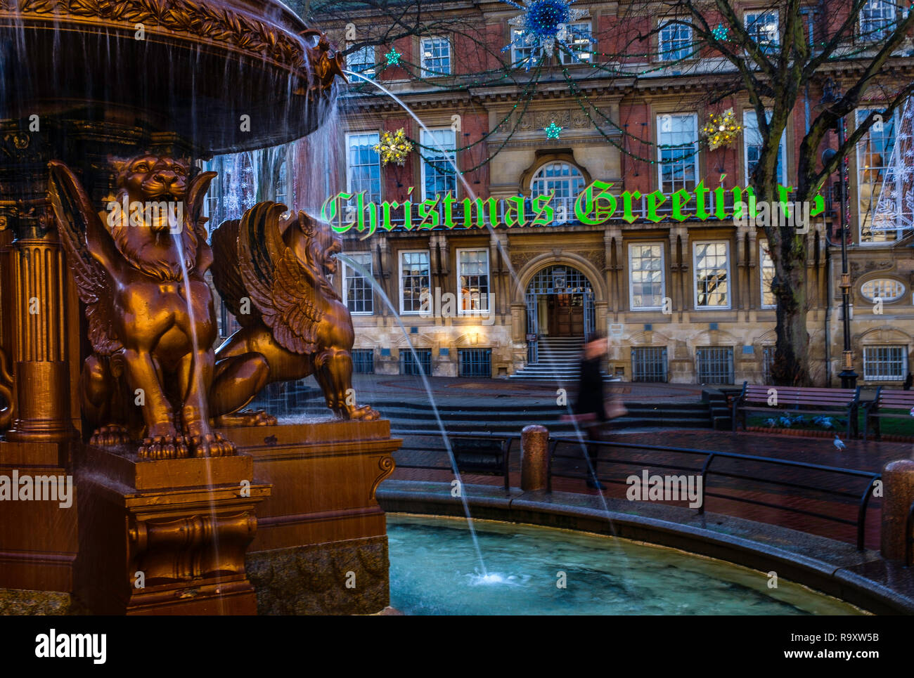 Leicester square at christmas hi-res stock photography and images - Alamy