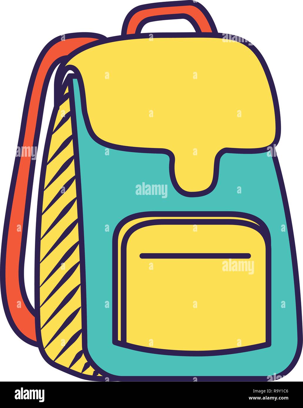 school backpack supply Stock Vector Image & Art - Alamy