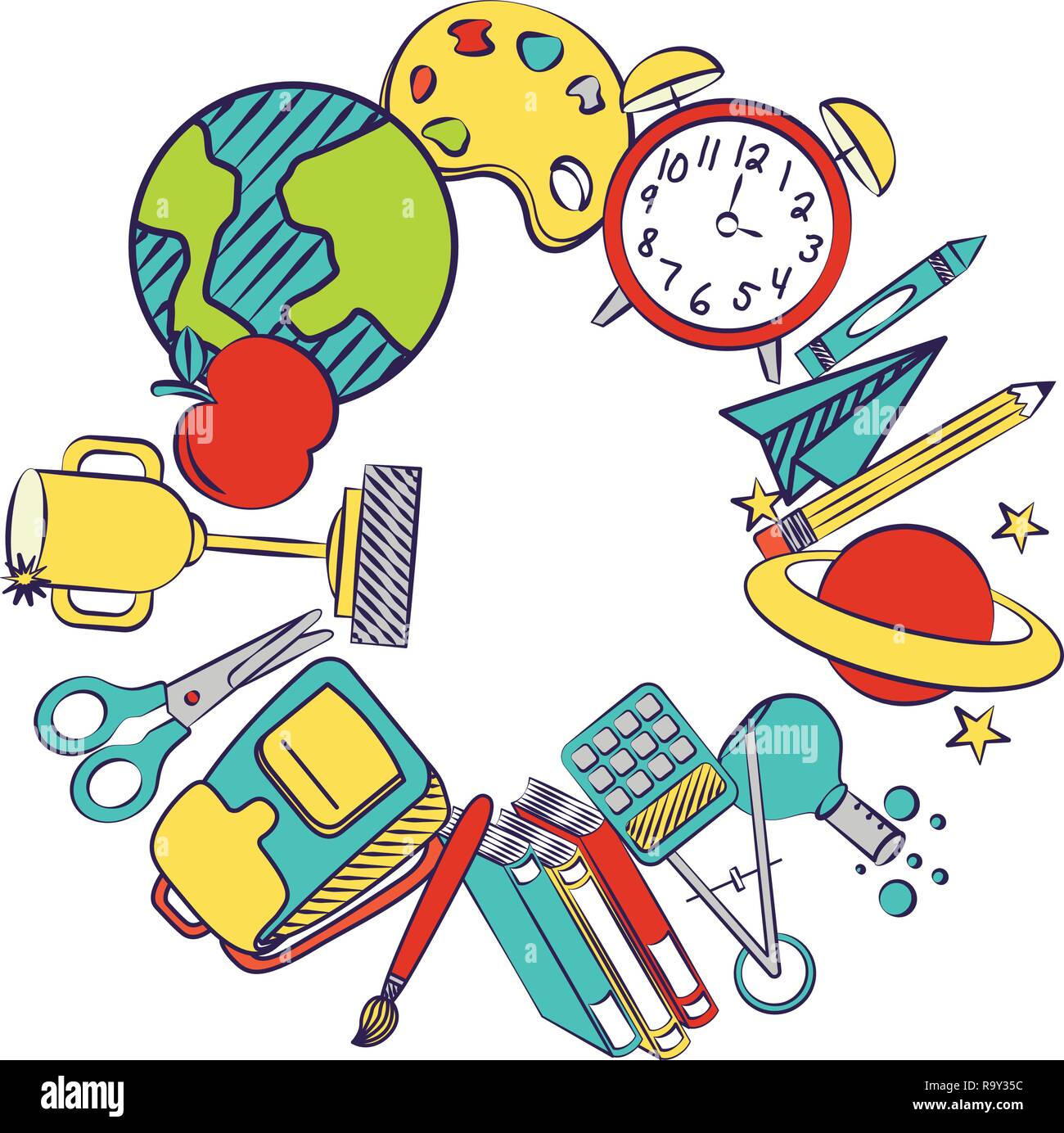 back to school Stock Vector Image & Art - Alamy