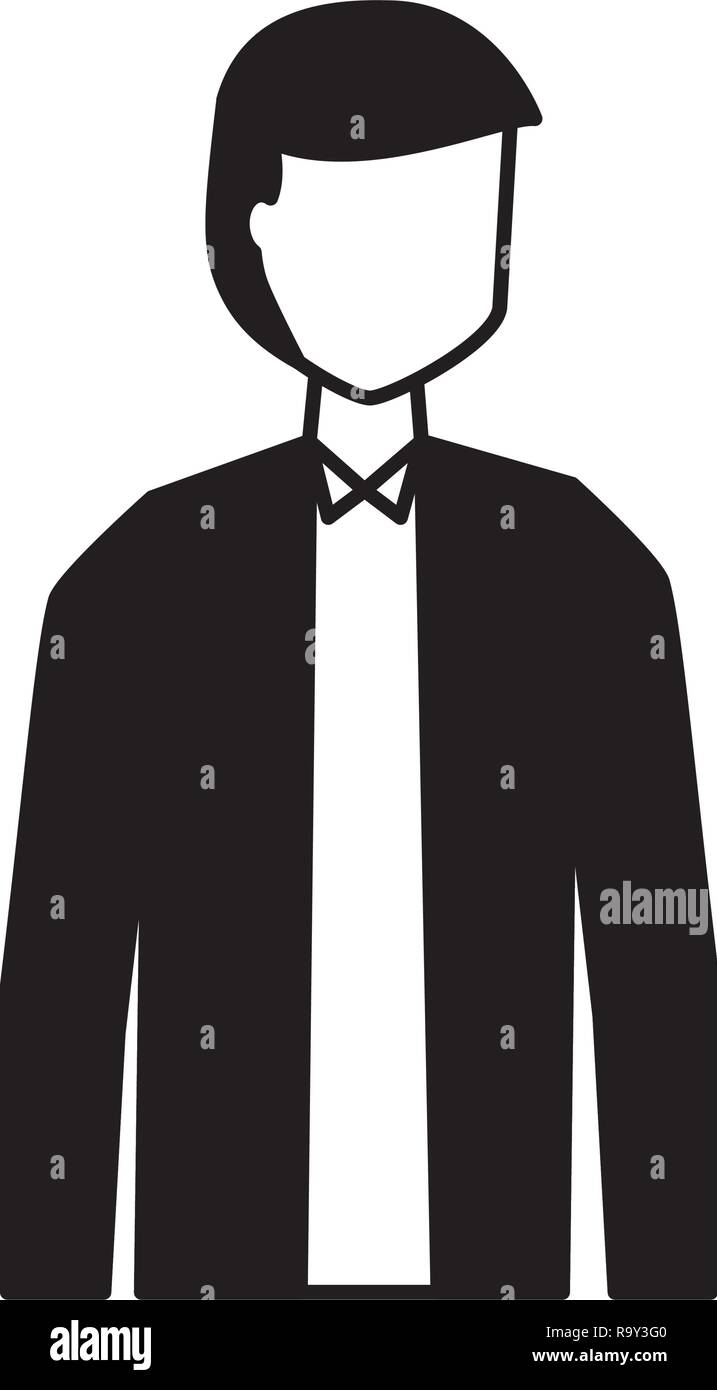 man character standing on white background Stock Vector Image & Art - Alamy