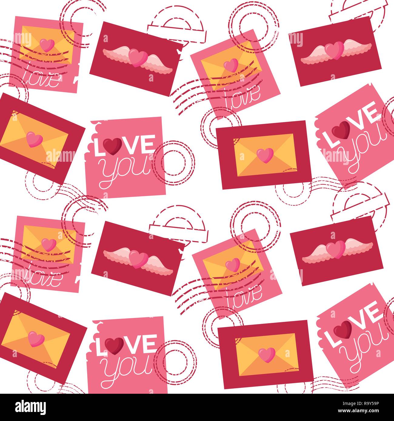 valentine day card Stock Vector Image & Art - Alamy