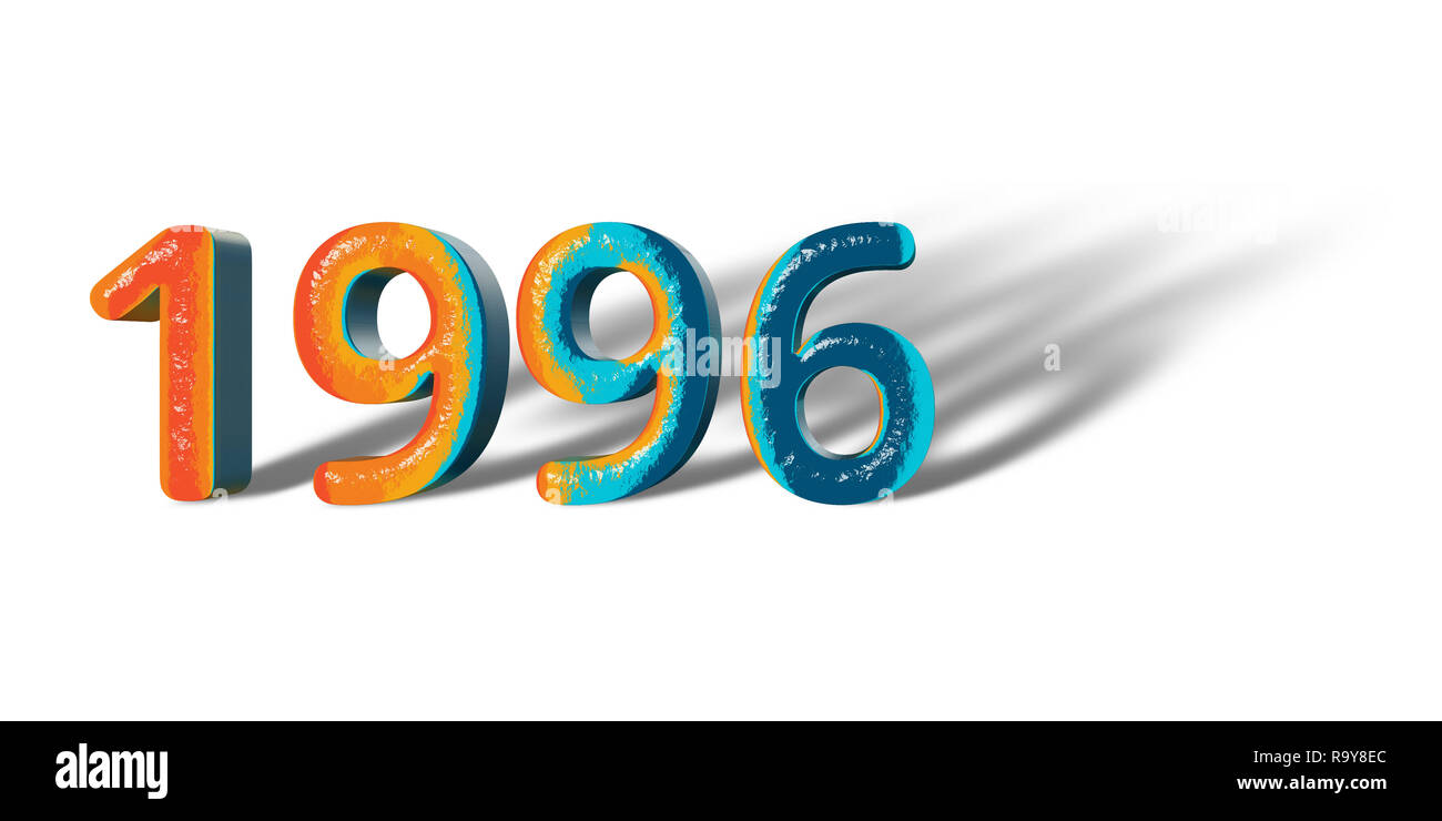 Happy new year 1996 Cut Out Stock Images & Pictures - Alamy