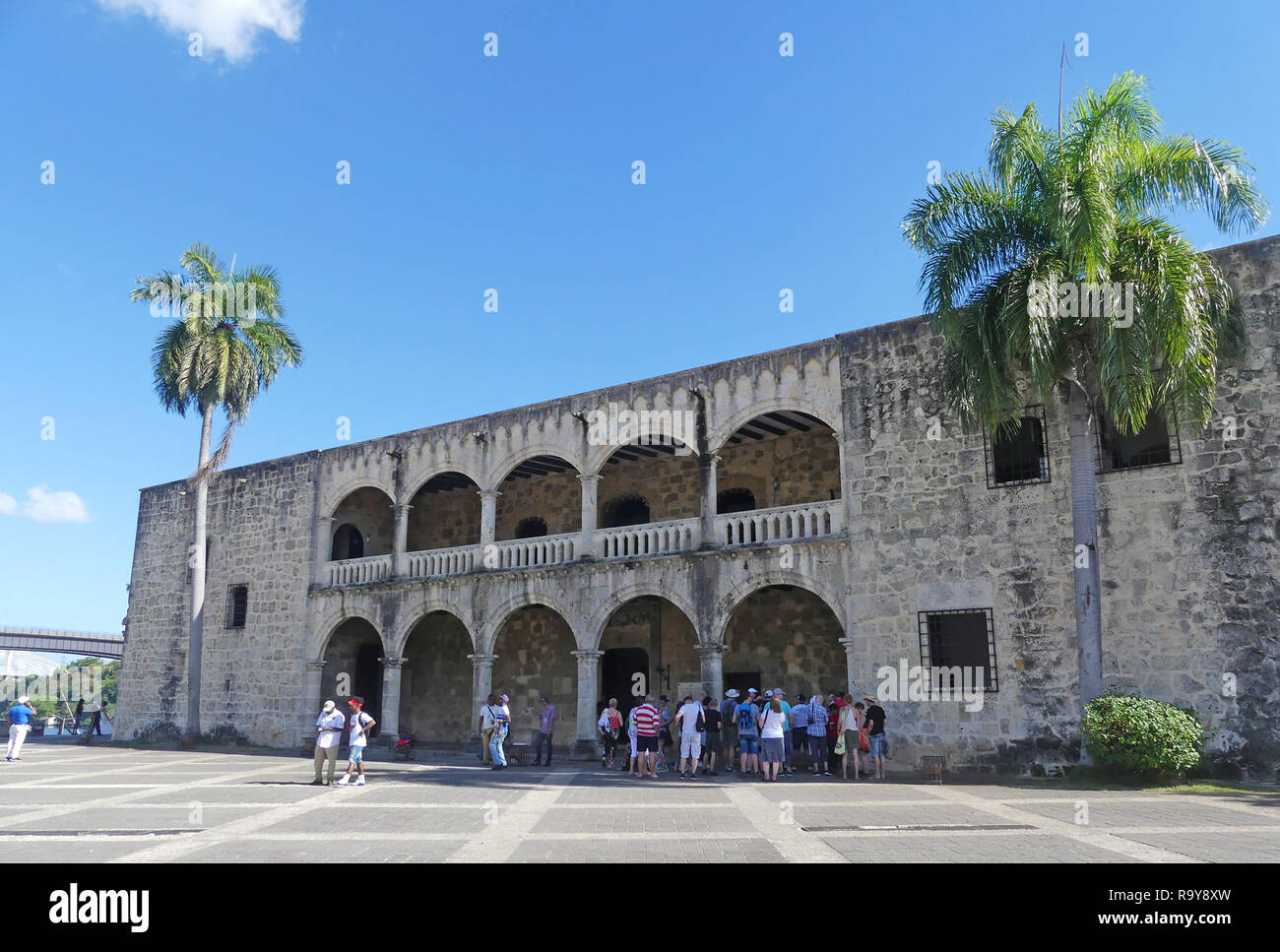 COLUMBUS PALACE, Santo Domingo, Dominican Republic. Photo: Tony Gale Stock Photo