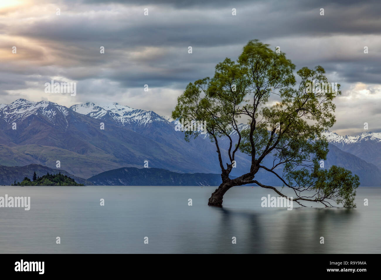 Wanaka, Otago, Queenstown Lakes District, South Island, New Zealand Stock Photo