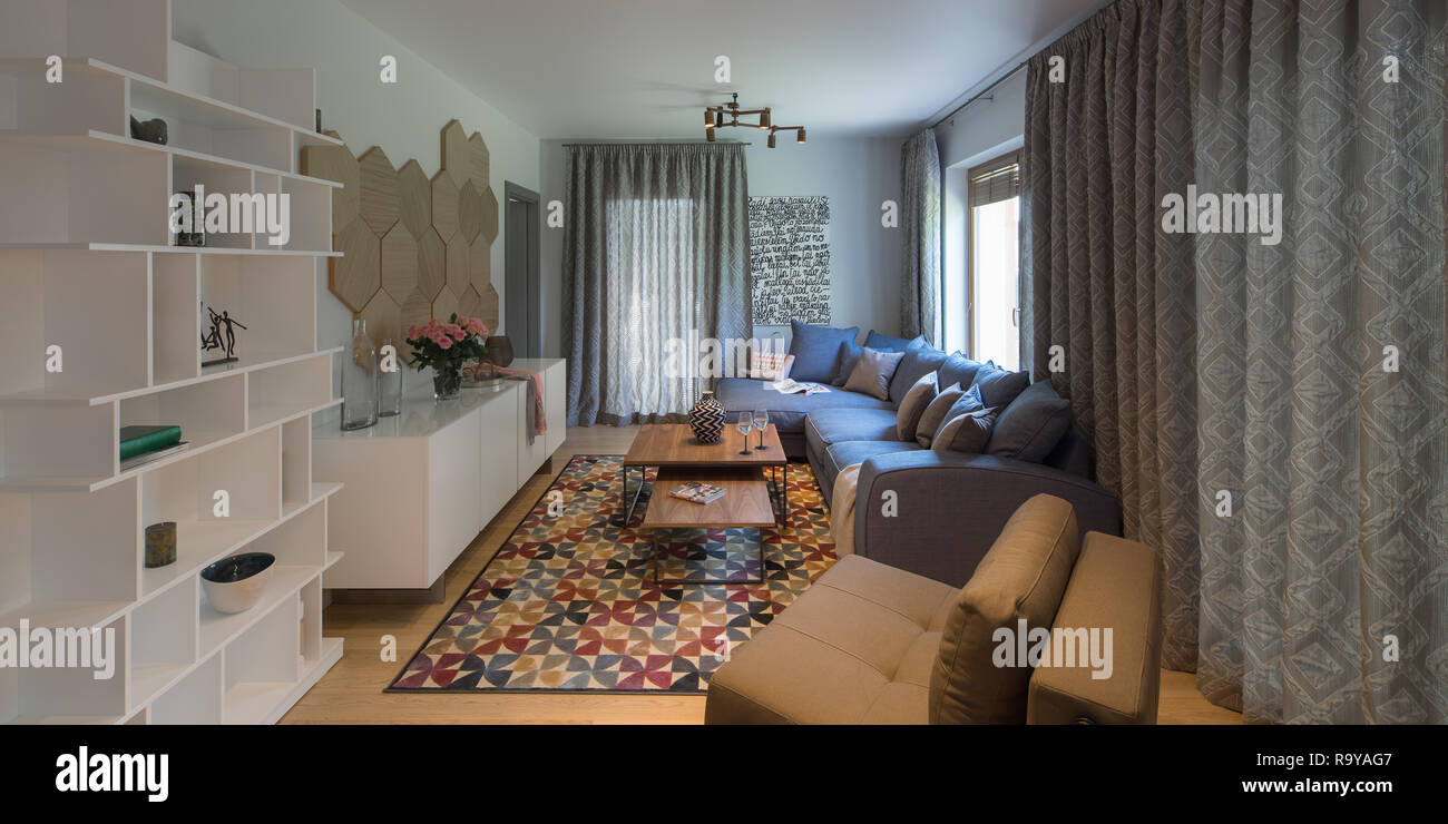 Living room, guest room in the modern house Stock Photo - Alamy