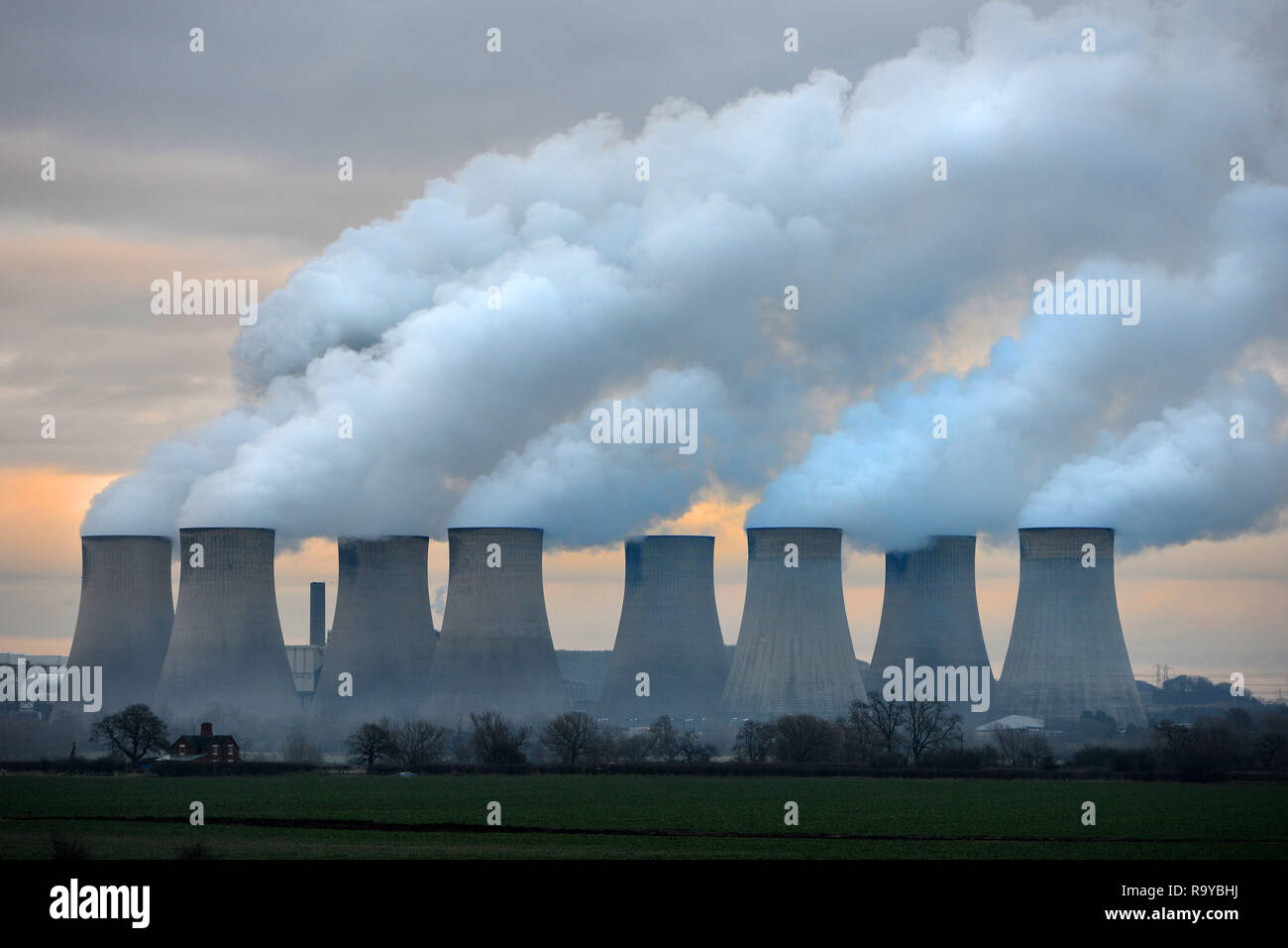 Ratcliffe on Soar Coal Power Station Nottingham UK Stock Photo