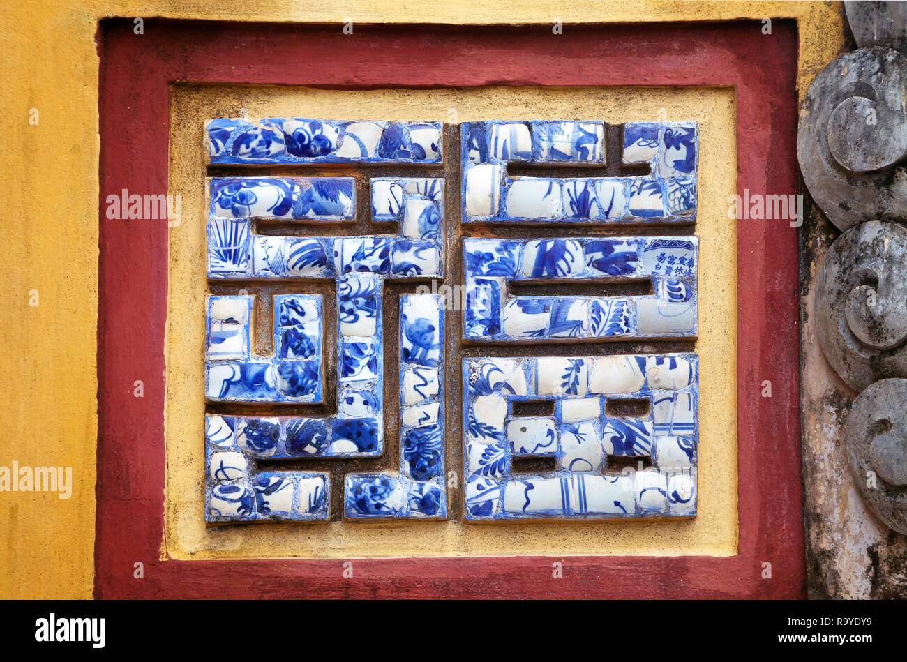 chinese-symbol-of-good-fortune-made-of-ceramic-in-imperial-city-of-hue