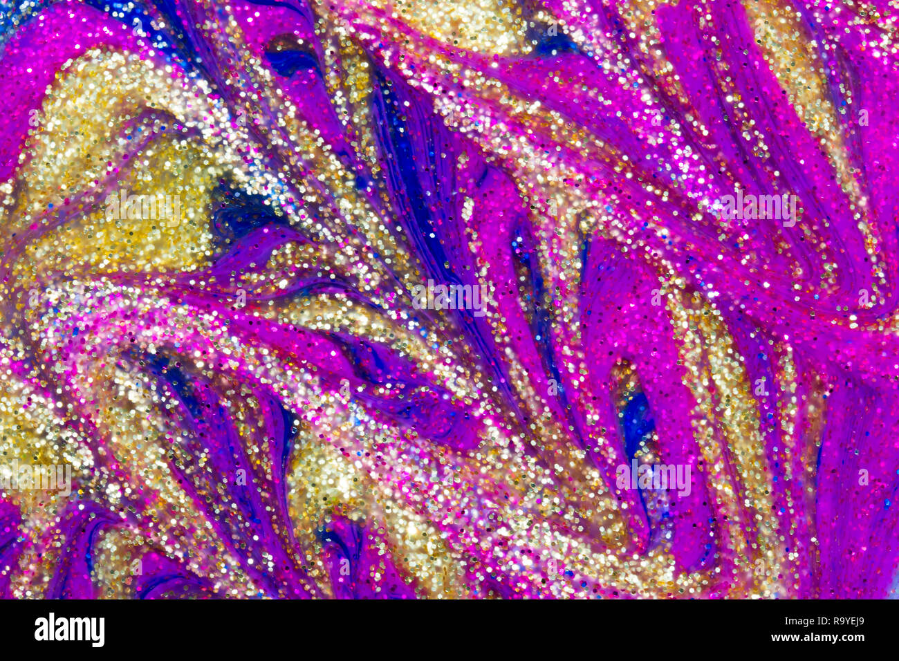 Mixture of colorful swirls hi-res stock photography and images - Alamy