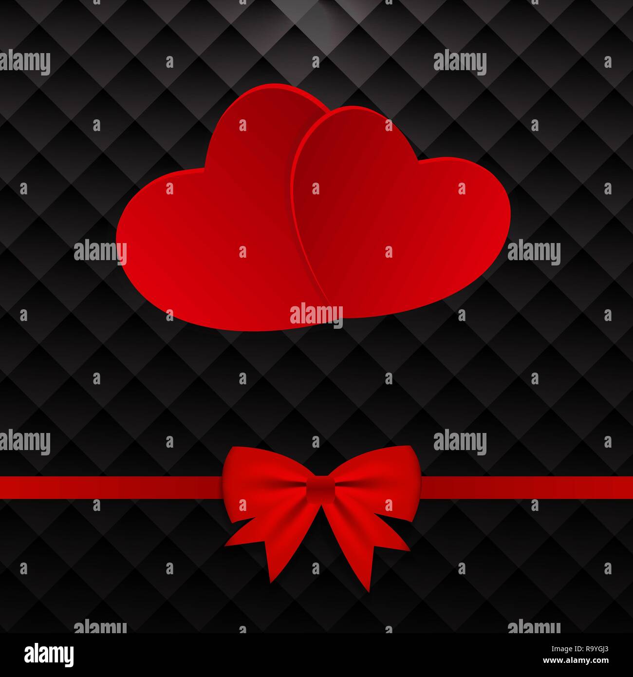 Happy Valentines Day Card. Vector Illustration Stock Vector Image & Art ...