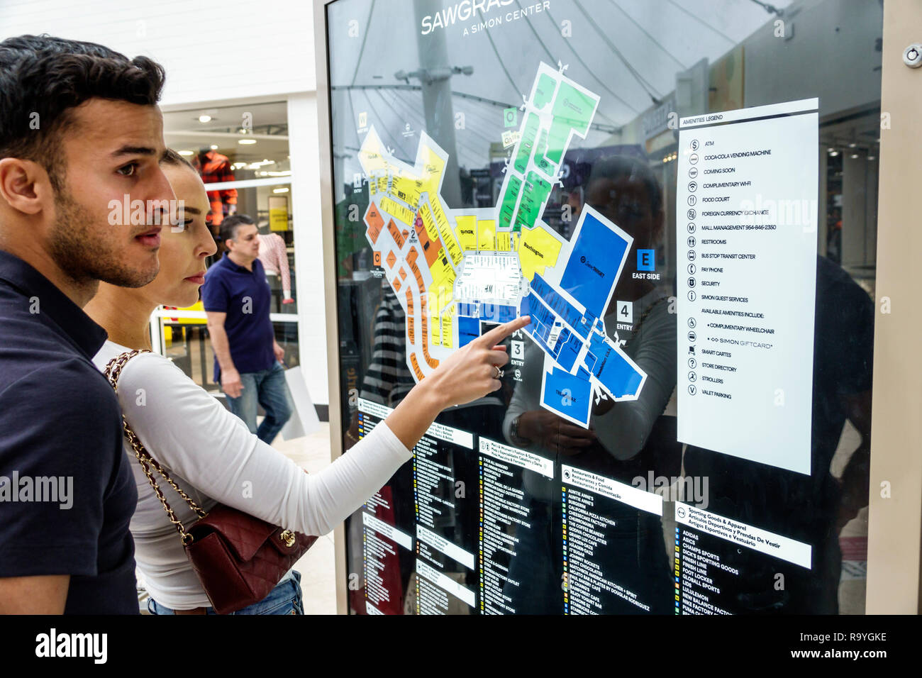 Mall map hi-res stock photography and images - Alamy