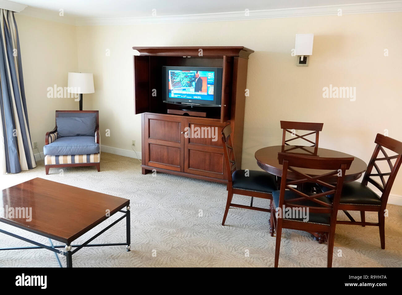 Fort Ft. Lauderdale Weston Florida,Fort Ft. Lauderdale,Bonaventure Resort & Spa,guest living room,visitors travel traveling tour tourist tourism landm Stock Photo