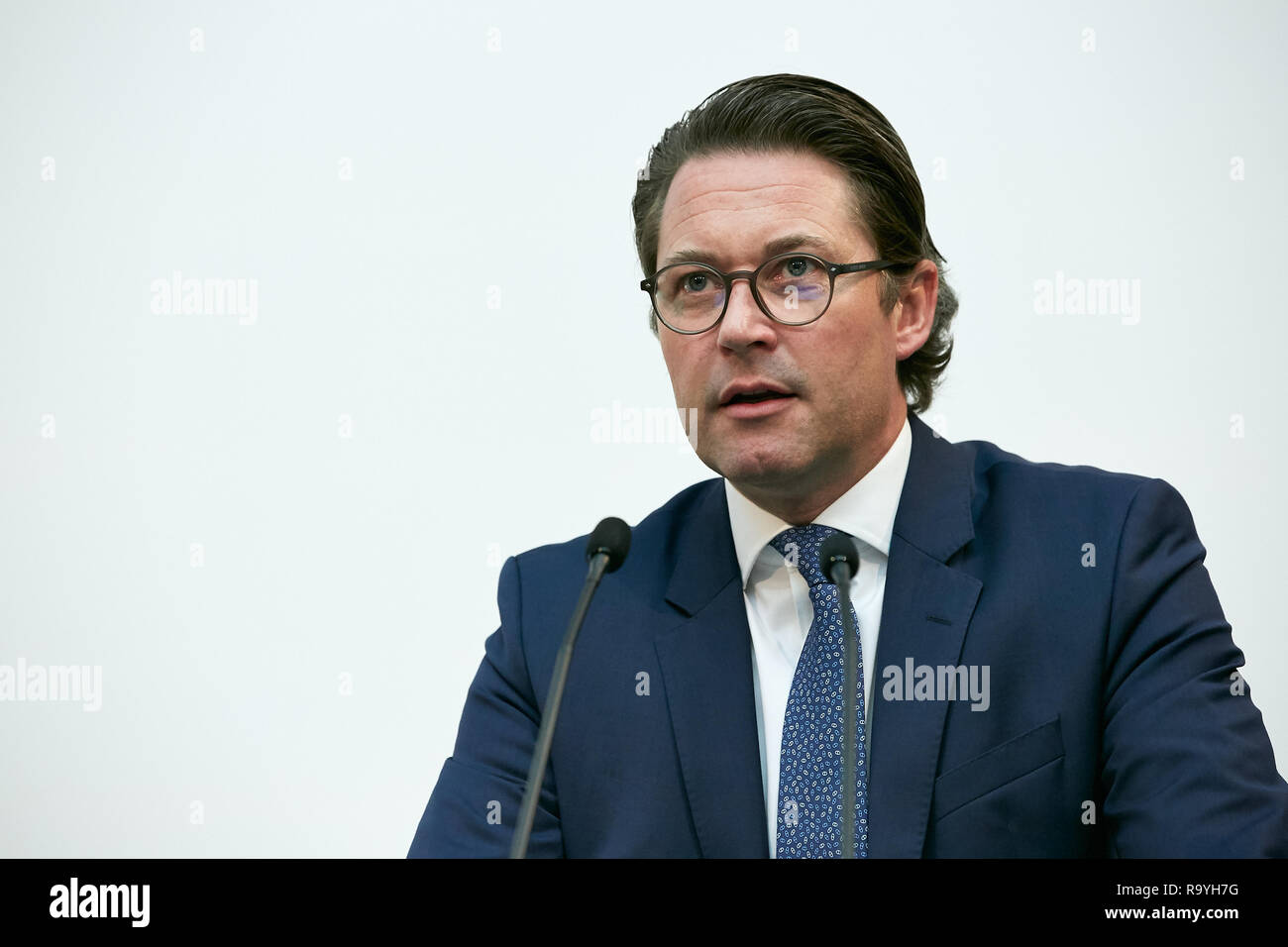 06.11.2018, Berlin, Deutschland - Andreas Scheuer, Bundesminister fuer Verkehr und digitale Infrastruktur. 00R181106D024CARO.JPG [MODEL RELEASE: NO, P Stock Photo