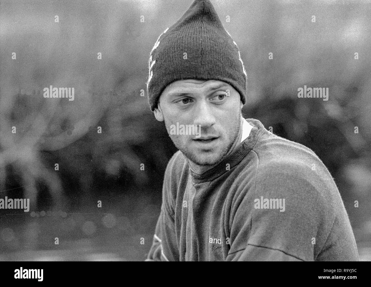 Staines, GREAT BRITAIN,    Steve REDGRAVE. British Rowing Men's Heavy Weight Assessment. Thorpe Park. Sunday 27.02.1987,  [Mandatory Credit, Peter Spurrier / Intersport-images] Stock Photo