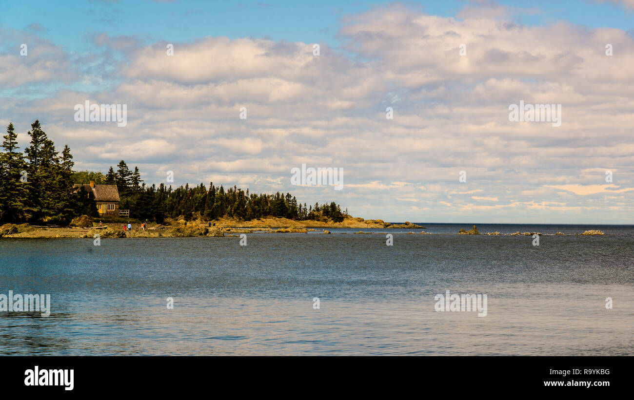 Bic National Park view Quebec Canada Stock Photo