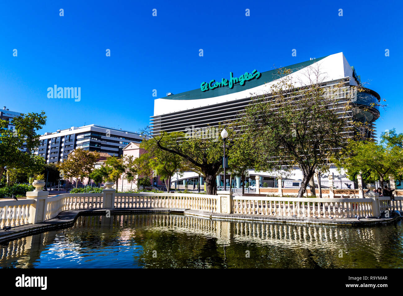 El Corte Inglés department store in Castellon de la Plana, Spain Stock Photo