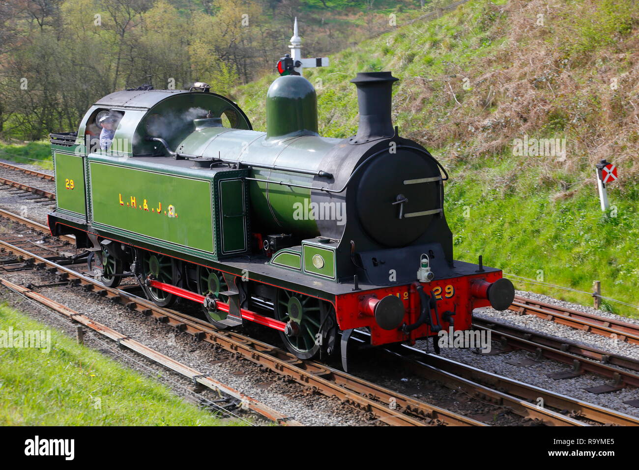 Train Preserved Railway Railways Stock Photos & Train Preserved Railway 