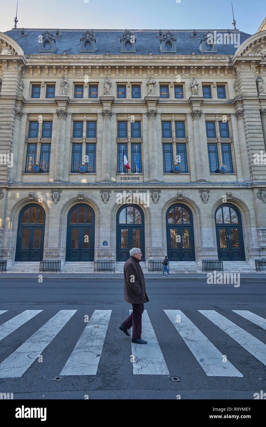 sourbonne university of paris Stock Photo