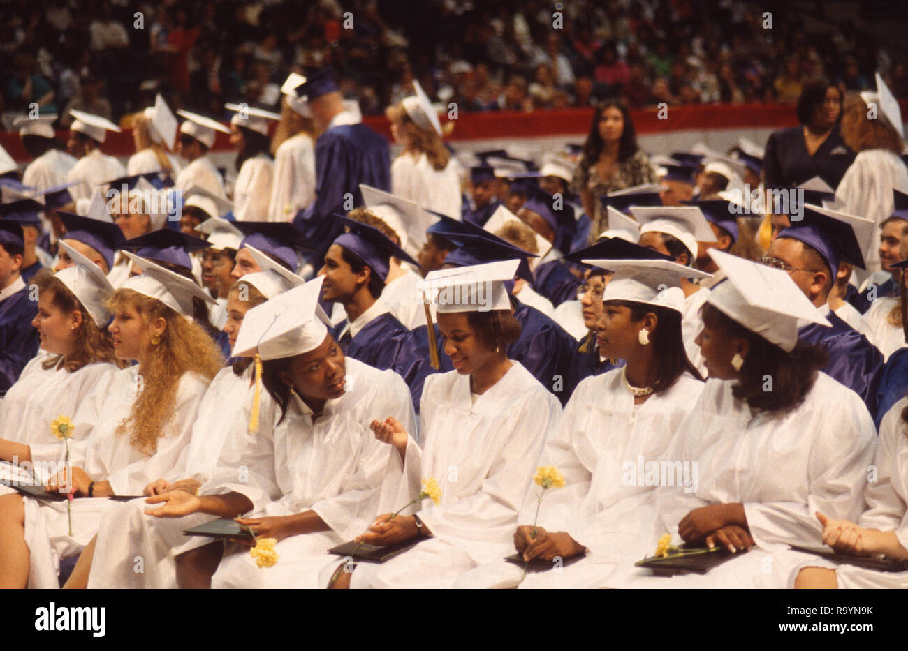 A high school graduation Stock Photo
