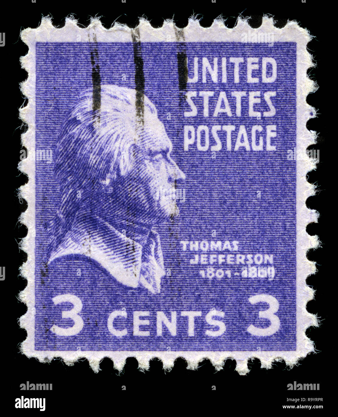 Postage stamp from United States of America (USA) in the Presidential Issue Stock Photo