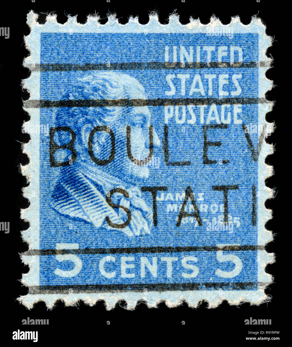 Postage stamp from United States of America (USA) in the Presidential Issue Stock Photo