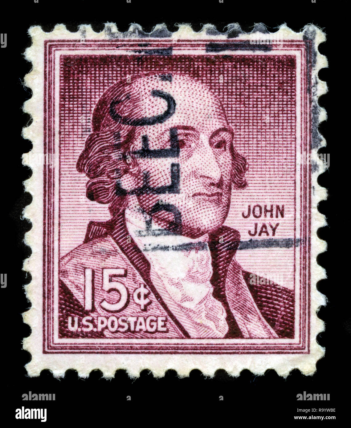 Postage stamp from United States of America (USA) in the Liberty Issue Stock Photo