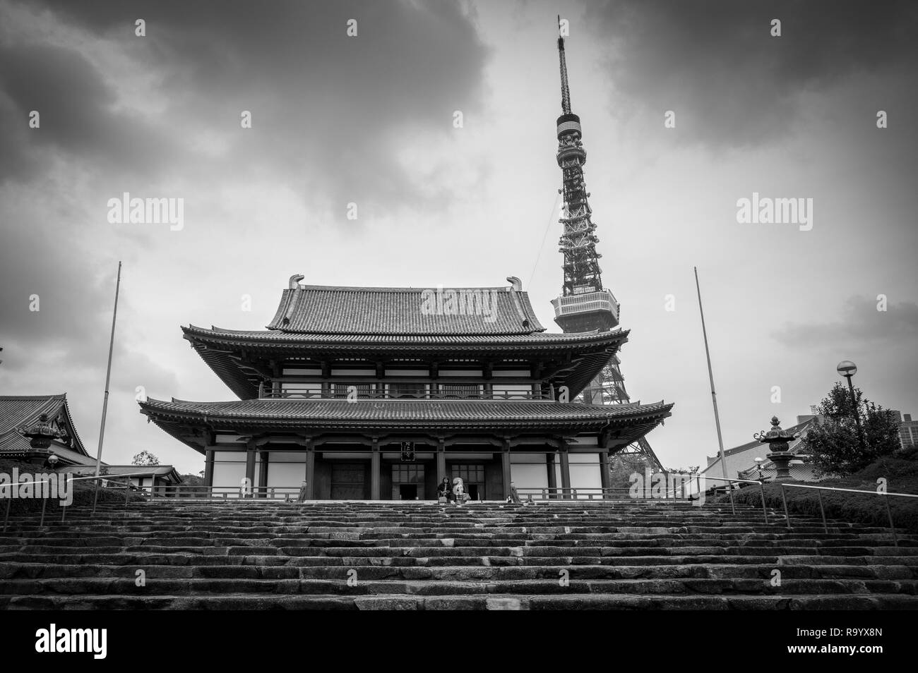 Zoujou-Ji Temple, Tokyo, Japan Stock Photo