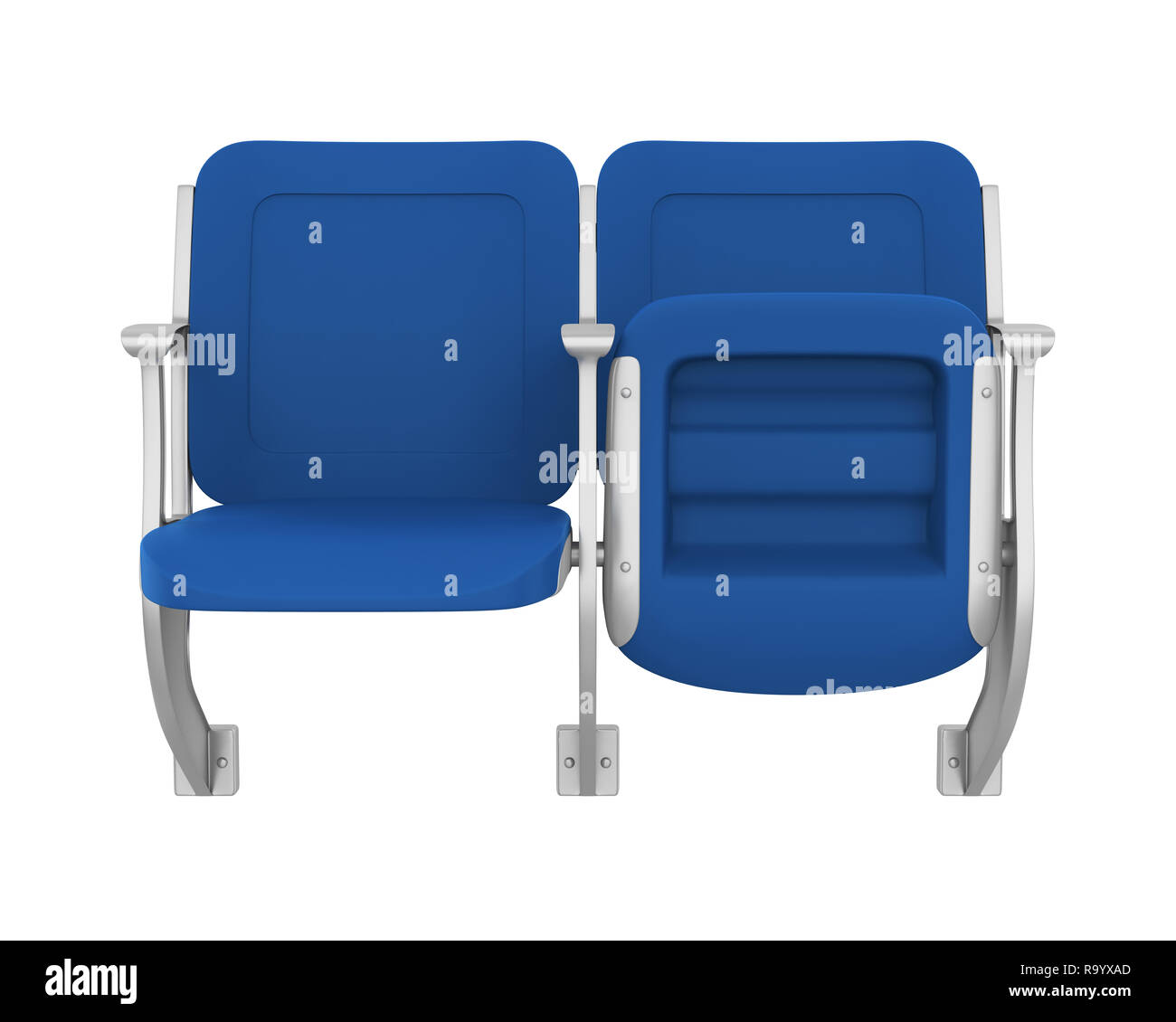 Stadium Seats Isolated Stock Photo Alamy