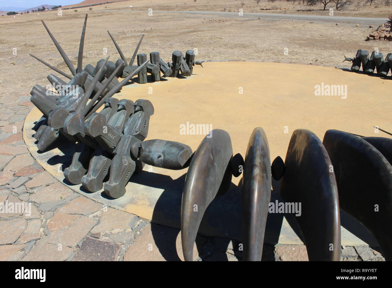 Memorial to the Zulus who died at the Battle of Isandlwana, KwaZulu