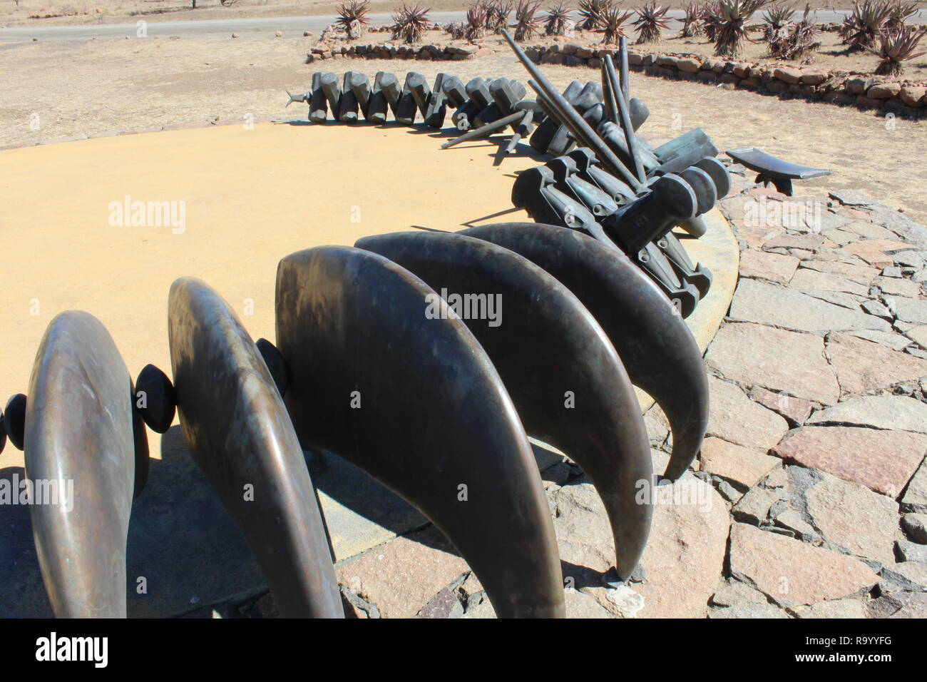 Memorial to the Zulus who died at the Battle of Isandlwana, KwaZulu
