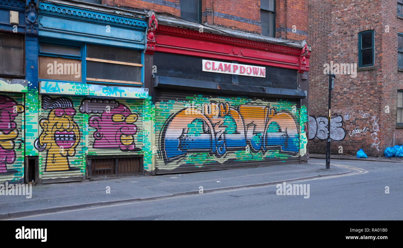 Clampdown Records. Iconic record store. Manchester City Centre England